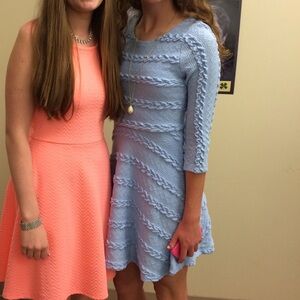 Alya Powder Blue Woven Dress